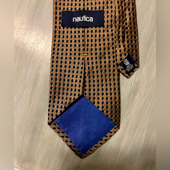 Nautica Tie Bundle 100% Silk Luxury Formal Dress Clothes Designer Metrosexual - Picture 11 of 12